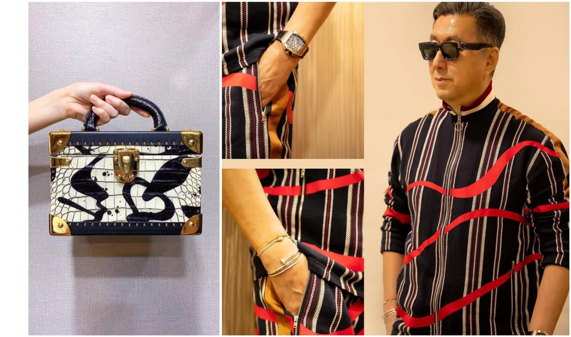 Jeffrey Piak, Clement Piak, Stylish Dads, Father's Day, Father's Day 2021, Fashion essentials, Watches, Accessories, Bags, Shoes, Cartier, Richard Mille, Louis Vuitton