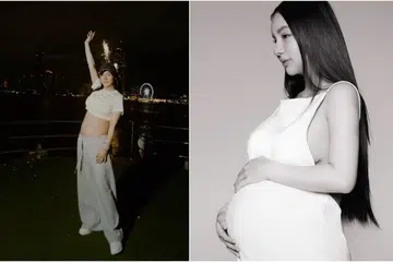 Kim Lim, pregnancy, bangkok, gender reveal party