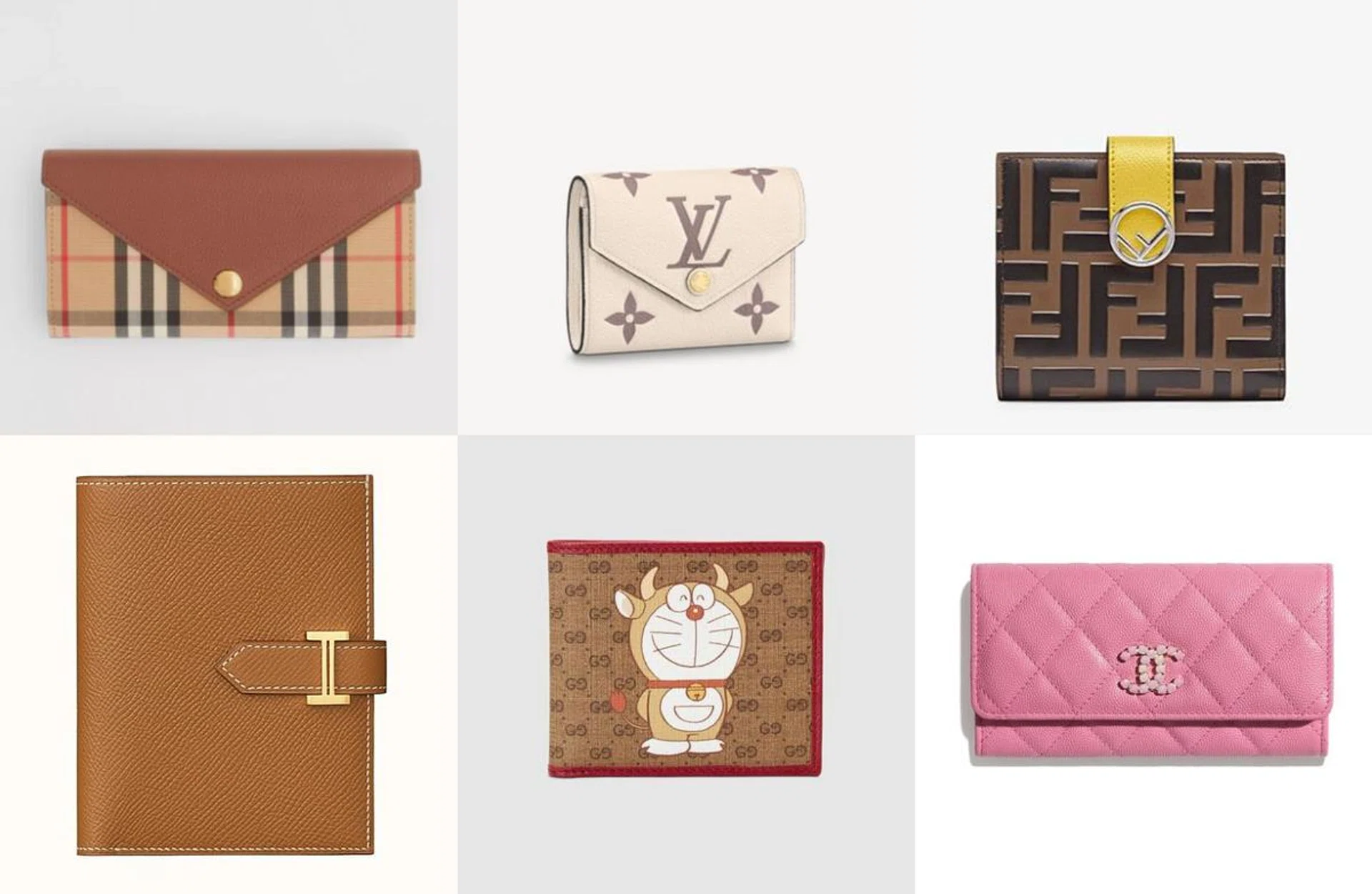 Designer Waller, Small leather goods, Chanel, Gucci, Dior, Prada, Miu Miu, Burberry, Saint Laurent, Fendi, Hermes, Louis Vuitton,Fashion