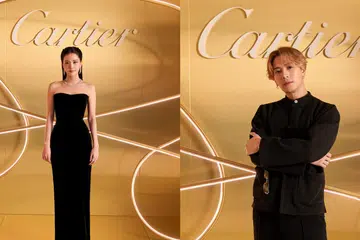 Cartier, Trinity, Celebrities, Jackson Wang, Jisoo, Vanessa Kirby, Rami Malek