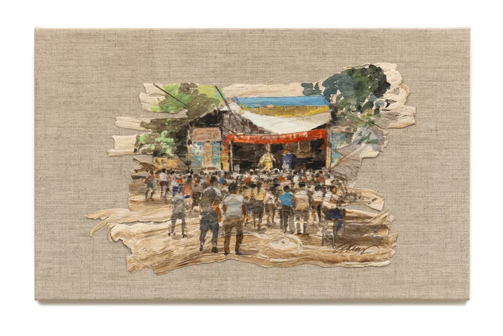 Ong Kim Seng_The Village Wayang at Silat Road_STPI