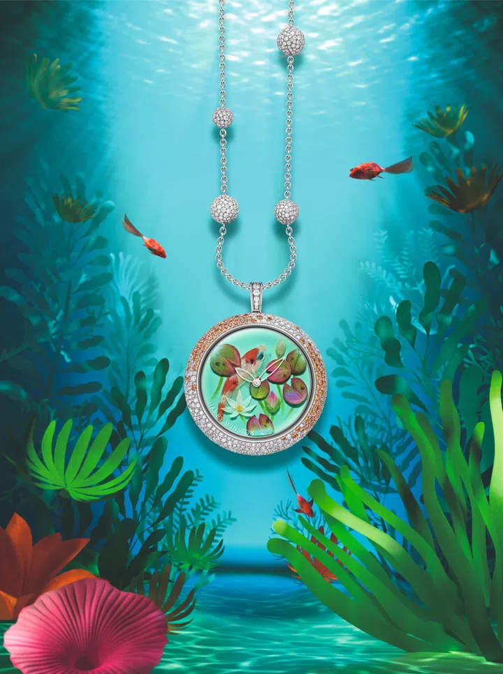 海瑞温斯顿Marvelous Creations高级珠宝系列Wild Treasures主题Joy坠链