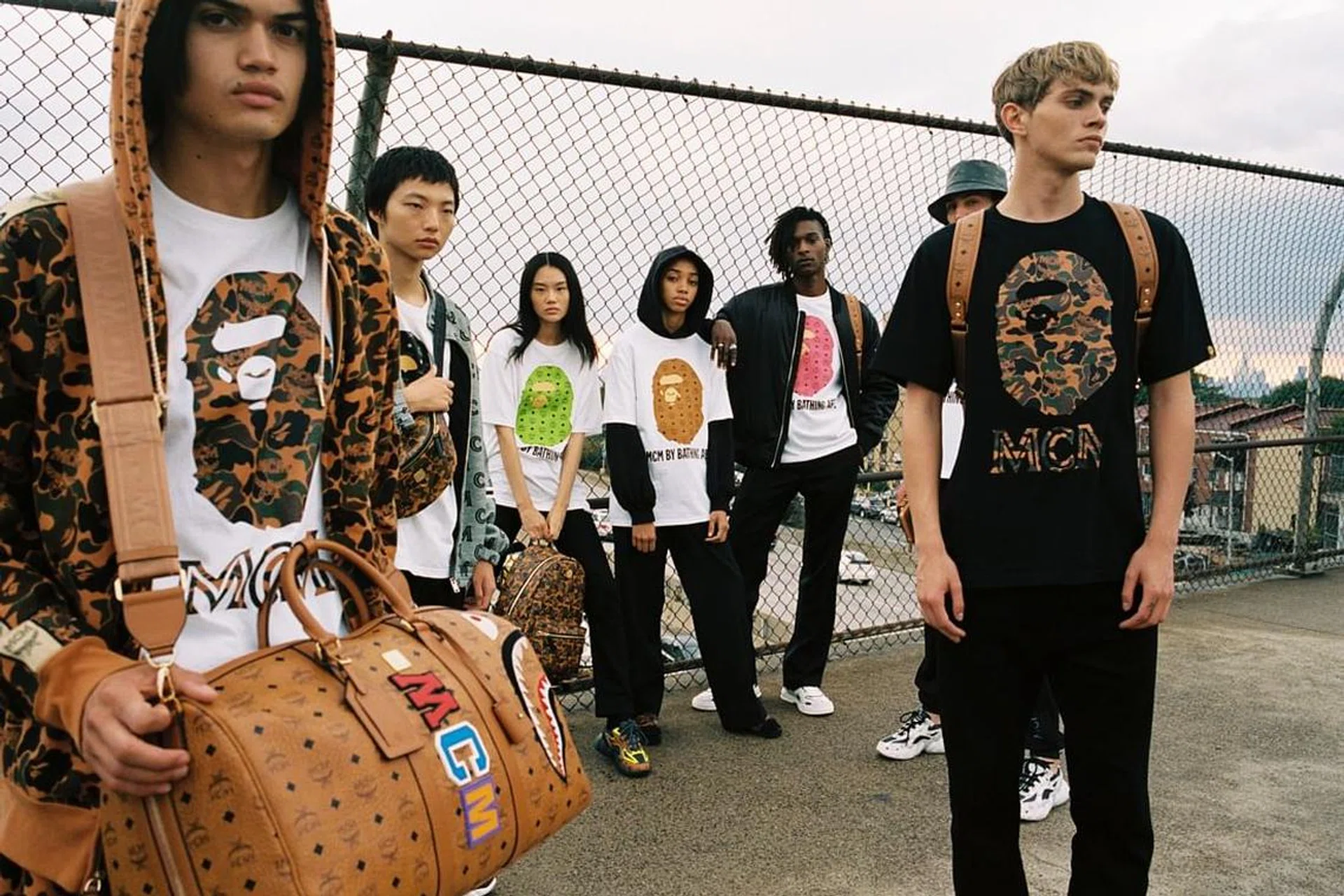 MCM, Bathing Ape, Collaboration, fashion