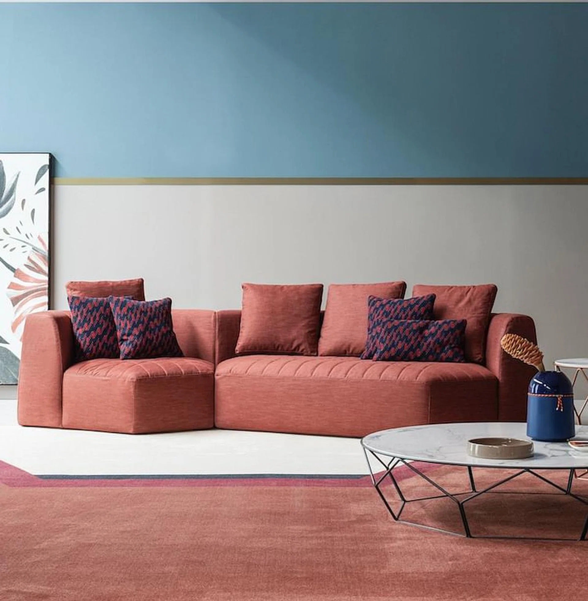Pantone colour of the year 2019, living coral, auspicious, furniture, design, Chinese new year, lucky, sofa, chair, air chair, side table, must-have