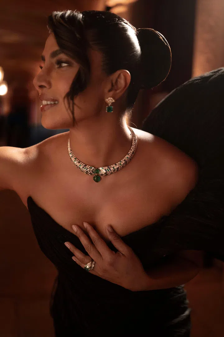 Bvlgari, 宝格丽, 高级珠宝, 刘亦菲、Dua Lipa等亮相宝格丽Eclettica高级珠宝发布会, Priyanka Chopra Jonas