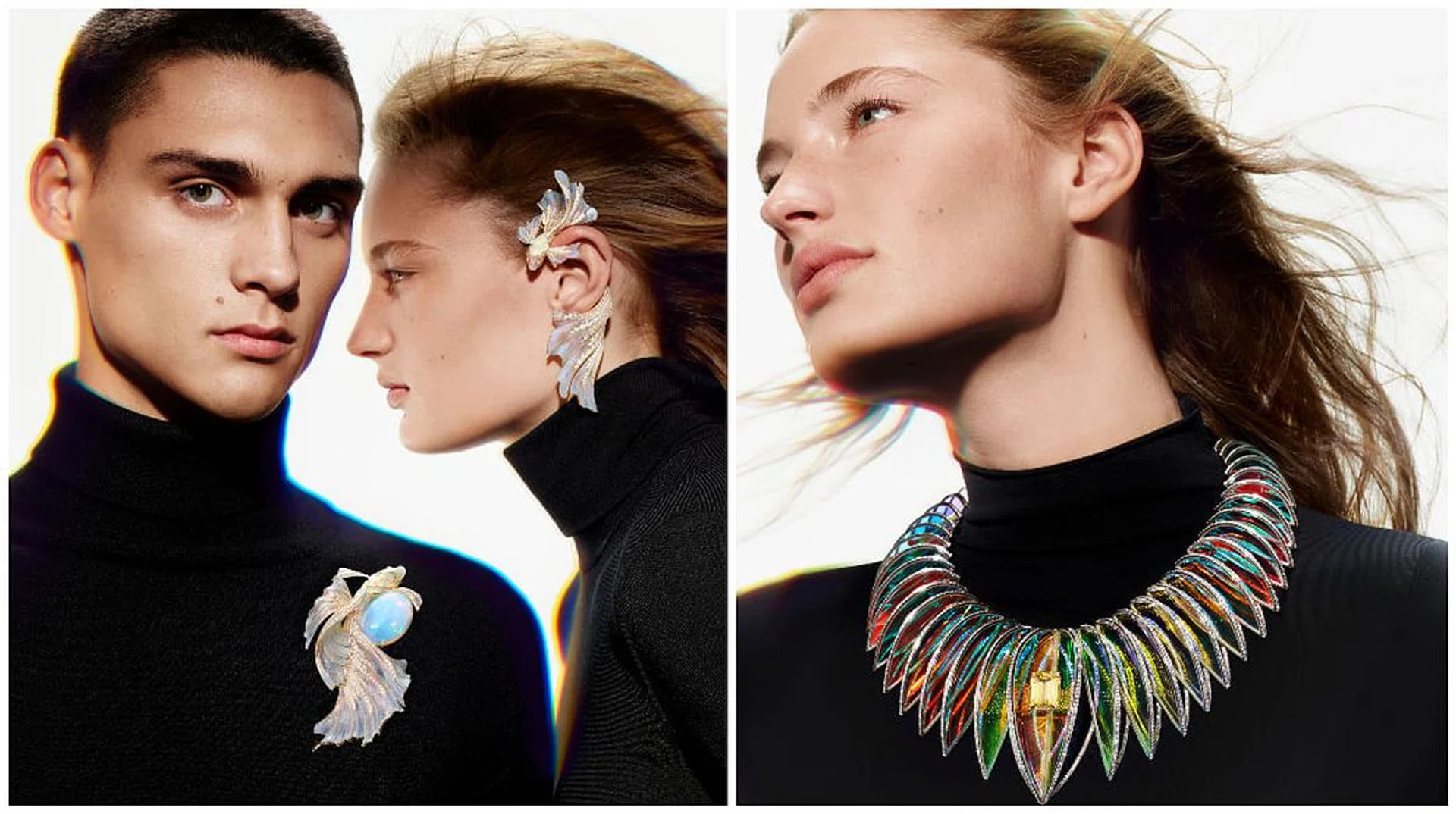 Boucheron, High Jewellery, Carte Blanche, Holographique, Carte Blanche, Holographique high jewellery collection, holographic, jewellery