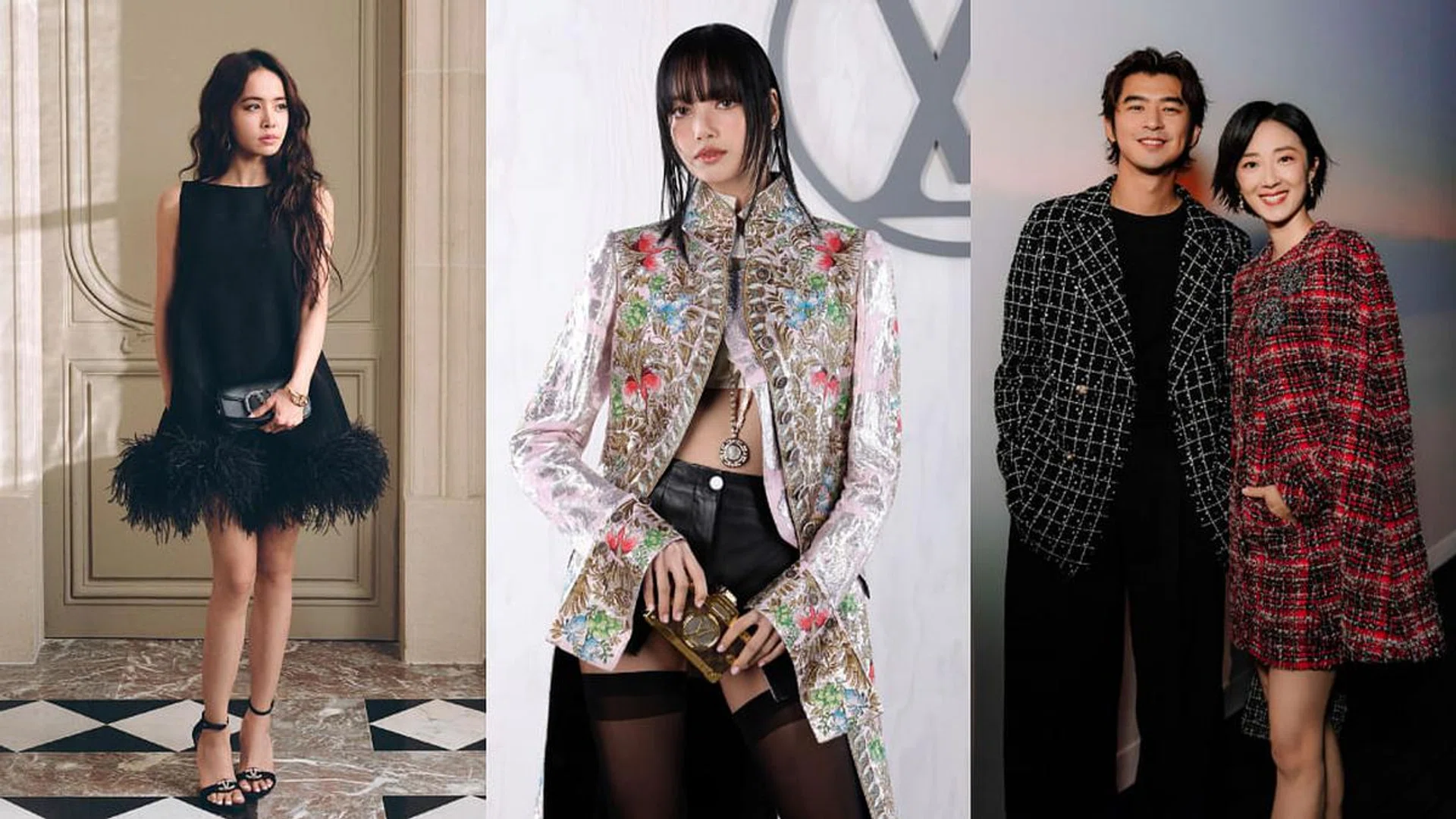 Paris Fashion Week,Celeb,Front Row Guest,Dior,LV,Saint Laurent,Chanel,Roger Vivier,Miu Miu,Loewe,Valentino