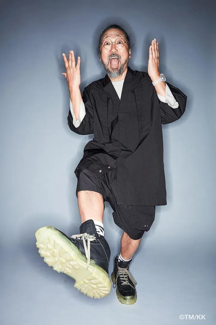 MP-15村上隆蓝宝石陀飞轮腕表/Hublot。PHOTO PROVIDED BY HUBLOT ©TM/KK