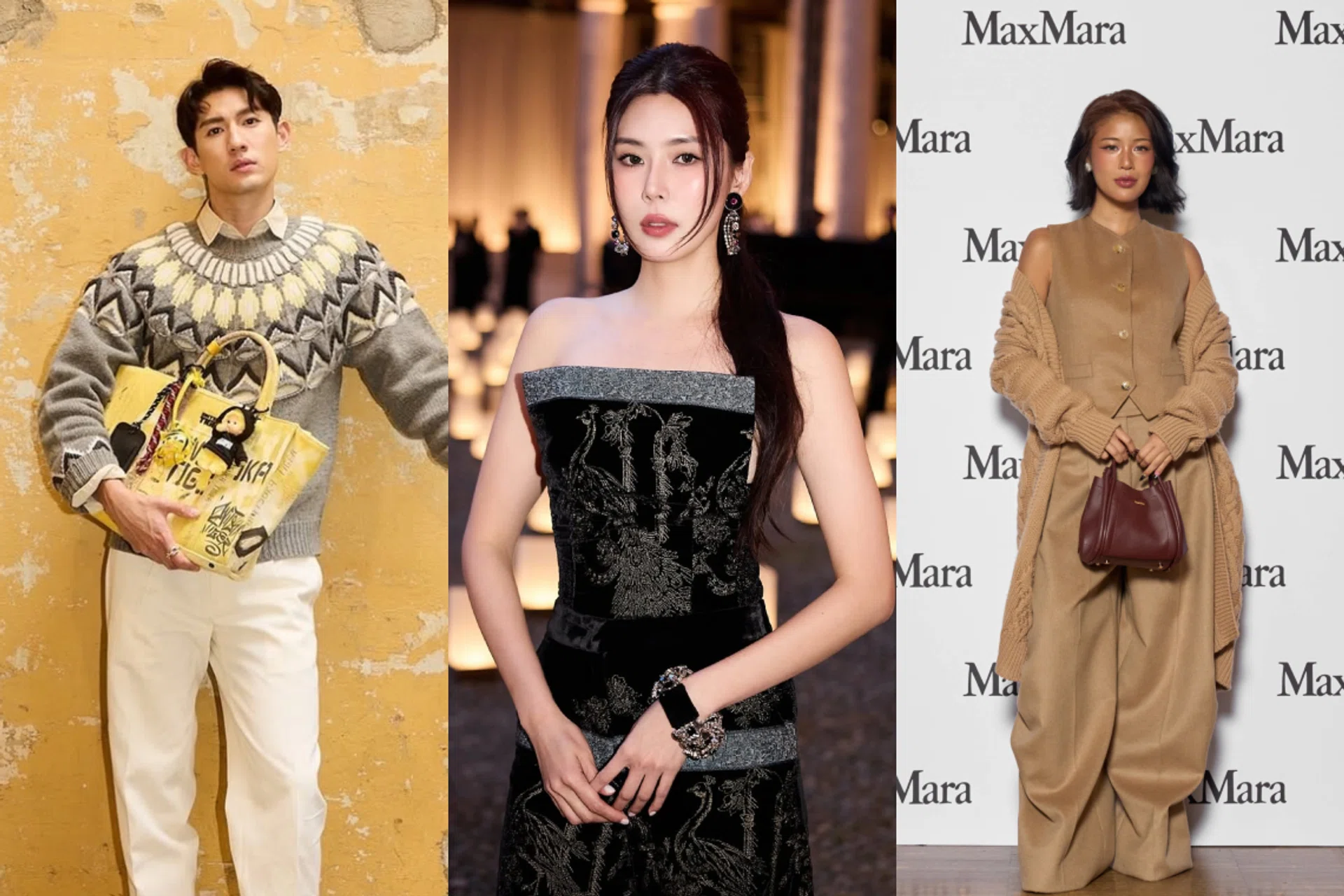 milan fashion week, singapore celebs, front row 