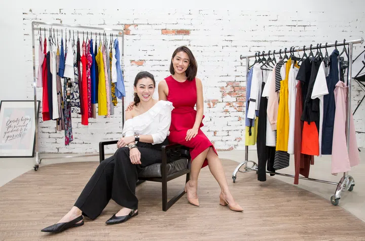 Viola Tan (left) and Rachel Lim, co- founders of Love Bonito.