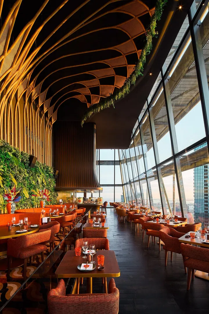 Rooftop restaurants and bars, drinks, food, SushiSamba
