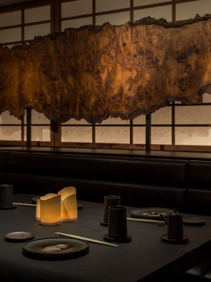 Sushi Park restaurant at the Saint Laurent Rive Droite Store on rue Saint Honore in Paris, France - Photo ©Kristen Pelou