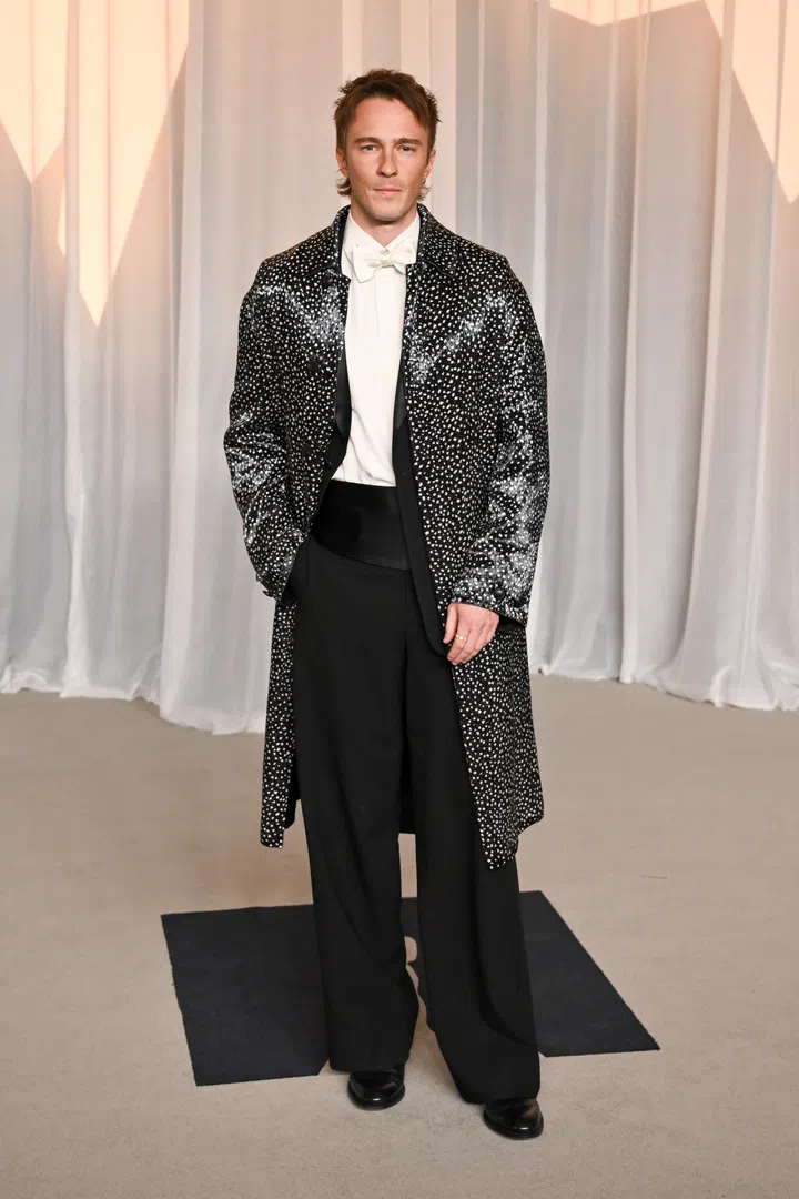 Drew Starkey at the 6th Annual Academy Museum Gala held at the Academy Museum of Motion Pictures on October 17, 2026 in Los Angeles, California. (Photo by Michael Buckner/WWD via Getty Images)