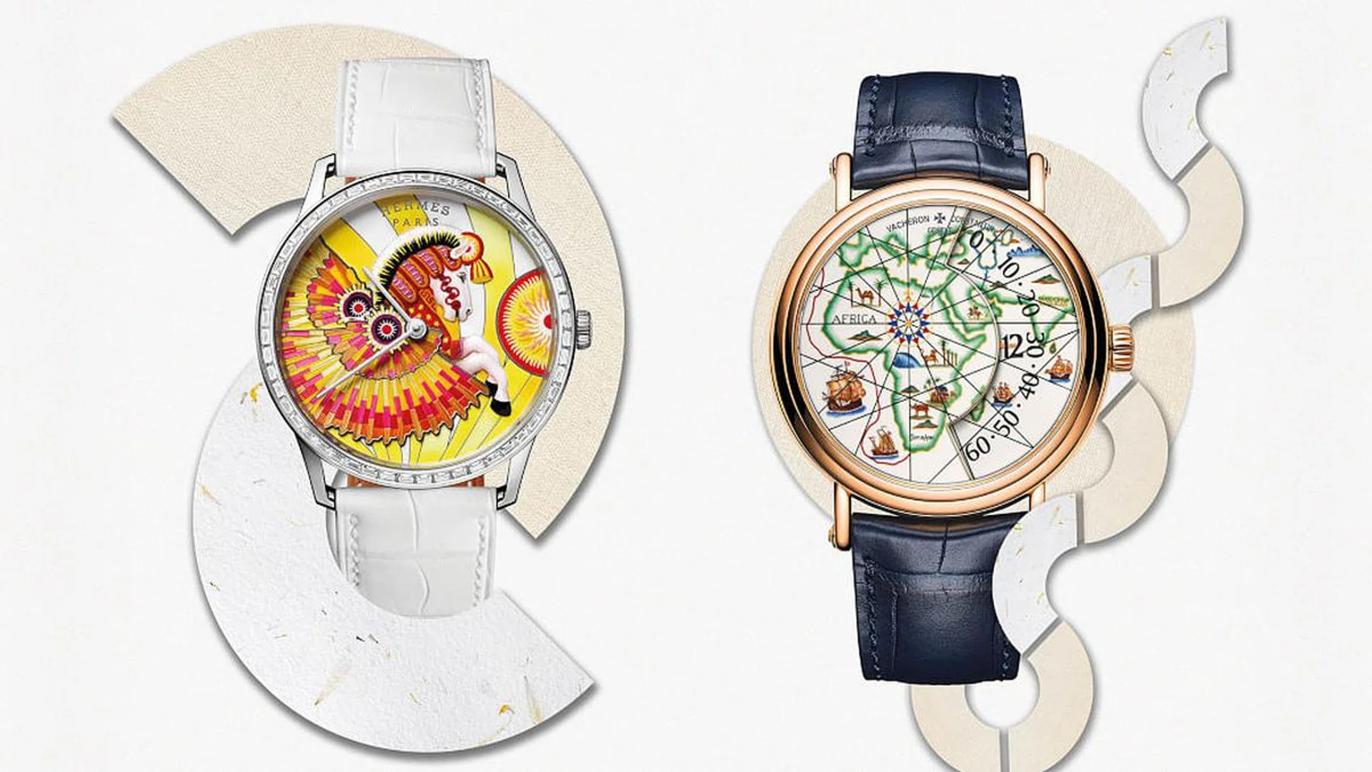 Artistic dials, watches, Cartier, Patek Philippe, Vacheron Constantin, Harry Winston, Hermes, Chopard, Dior, Jaeger-LeCoultre, Van Cleef & Arpels