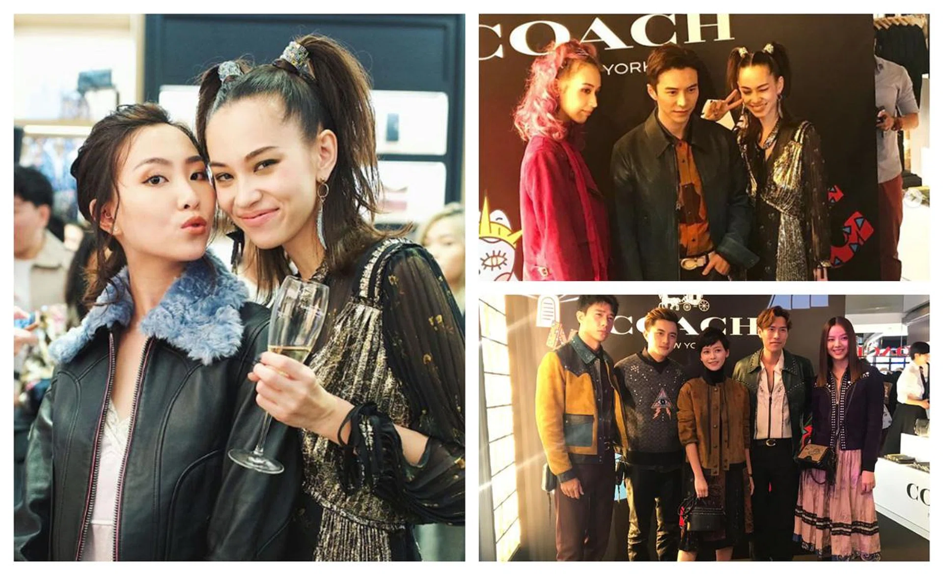 Fashion, Coach, Fall Winter 2018, Reopening, celebrities, Kiko Mizuhara, Lawrence Wong, Desmond Tan, Rebecca Lim, He Ying Ying, Chantalle Ng, James Seah, Sonia Chew, Jasmine Sim, Shane Pow,