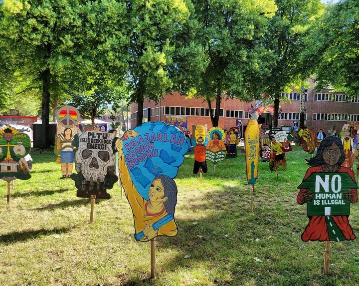 第15届文献展装置艺术。照片：受访者提供