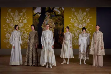 Dior Fall Winter 2022/23 Haute Couture collection folklore and tradition Olesia Trofymenko