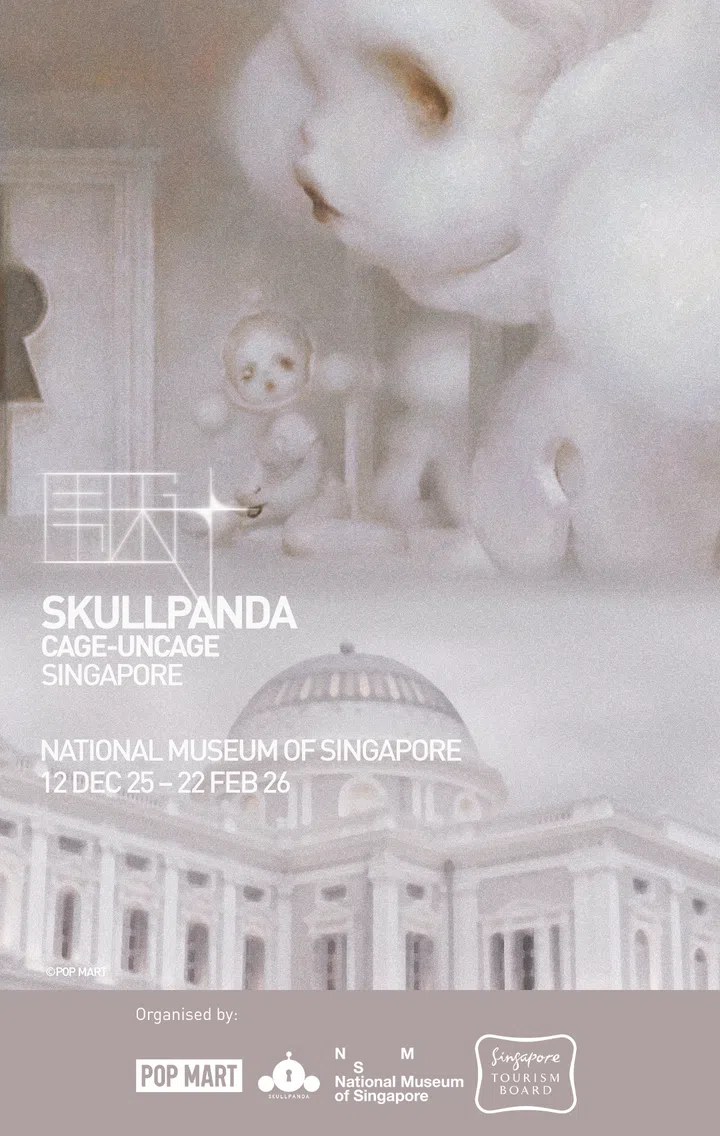 National Museum of Singapore, pop mart , skull panda