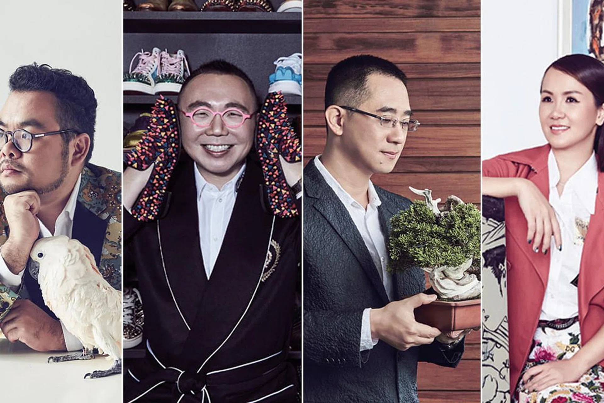 Collector, bonsai, socialites, entrepreneur