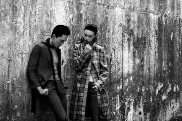 Fashion Spread, Models, Spring Summer 2026, Black and White Photos 