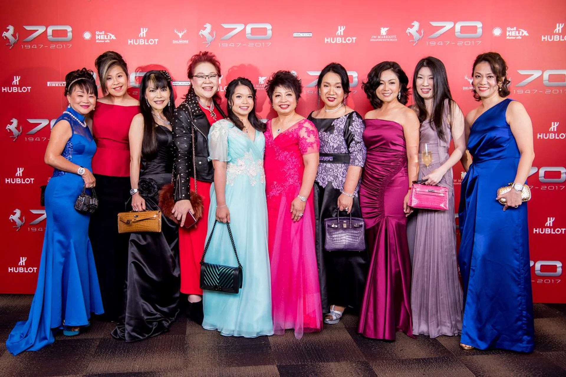 Ferrari 70th Anniversary gala