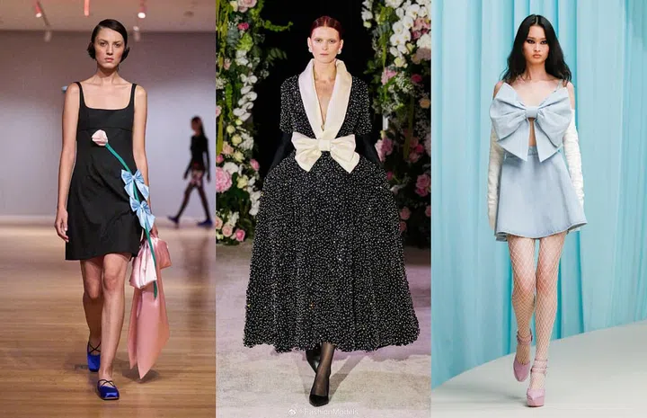 左至右：Sandy Liang、Richard Quinn、Nina Ricci
