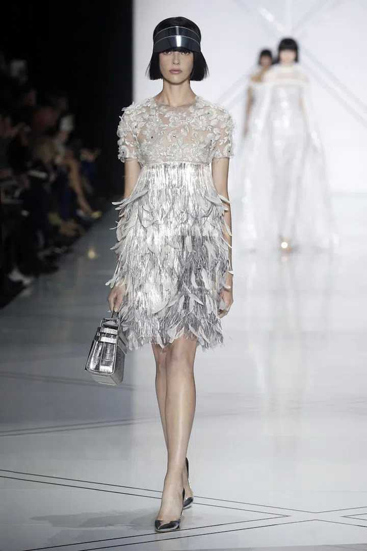A model walks the runway during the Ralph & Russo Haute Couture Fall/Winter 2016-2017 show as part of Paris Fashion Week on July 4, 2016 in Paris, France.