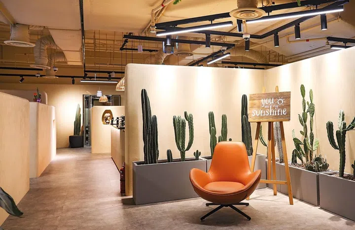 You are my Sunshine 结合发廊和Cafe 给予客人不同的体验。