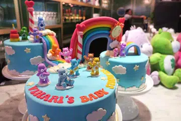 Local jeweller Vihari Sheth throws cute carebear-themed baby shower
