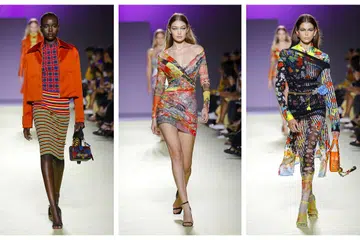 Versace, Versace SS19, Versace Spring Summer, Versace Spring Summer 2019, Donatella Versace, Florals, Patterns, Print