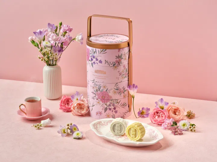 Jade Mini Snow Skin Mooncake Tingkat