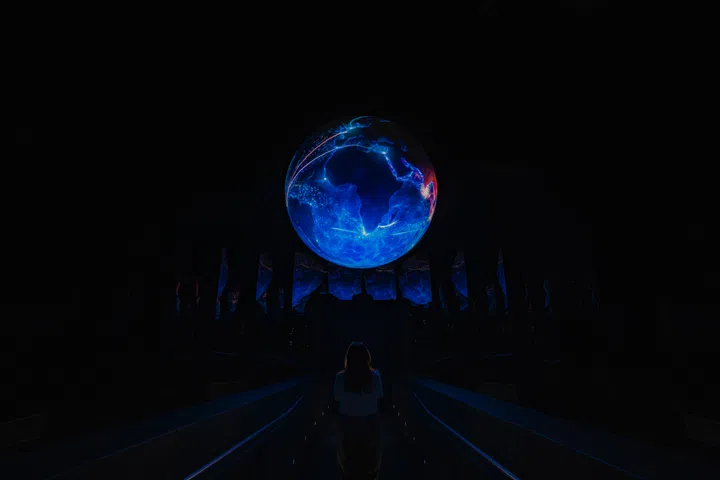 LED Globe National Museum Singapore