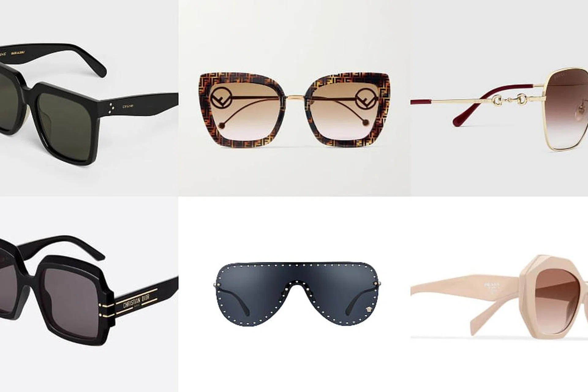 Fashion, Eyewear, Sunglasses, Chanel, Dior, Bottega Veneta, Versace, Burberry, Celine, Gucci, Jimmy Choo, Gentle Monster, Prada
