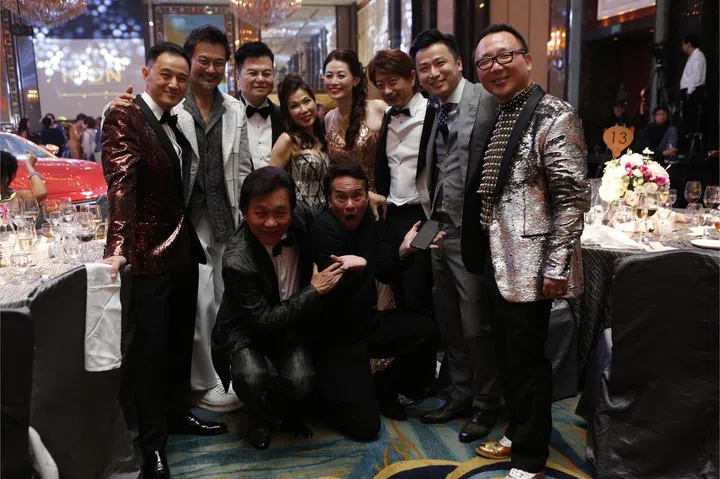 Benjamin Kim, Mervin Wee, Adrian Peh, Susan Peh, Serene Tan, Kimihisa Abe, Rocco Wu, Dr Chan Kok Weng, Henry Mok & Victor Ow