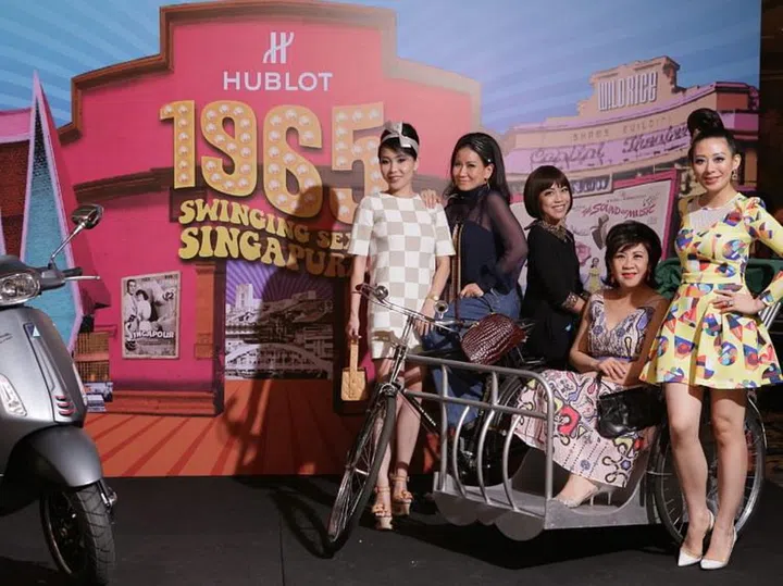 10. Elaine Lim, Carmen Ow, Ow Pui Yee, Stephanie Lee and guest