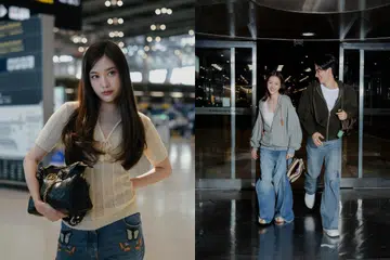 Airport celebrity fashion