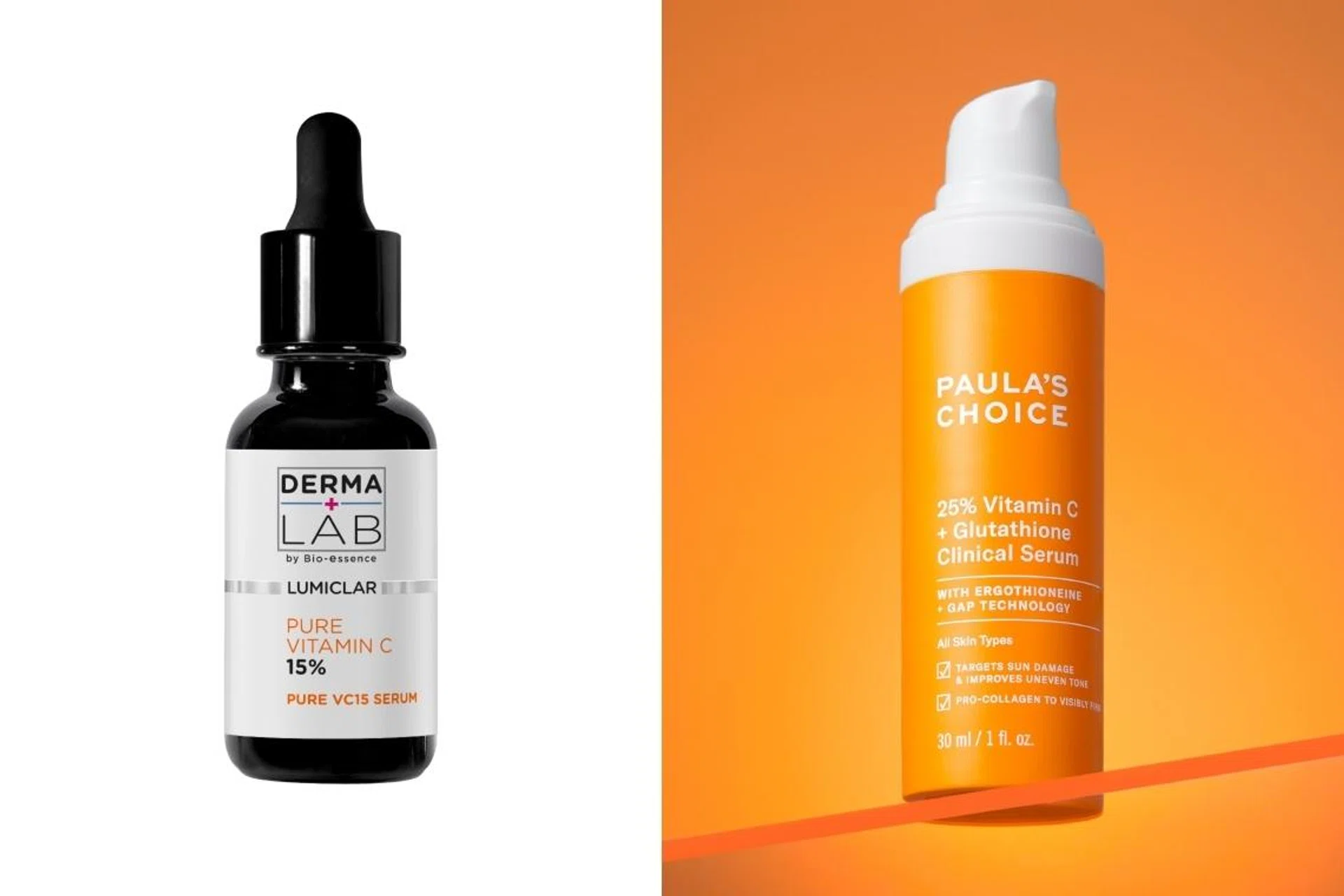 vitamin C Serum, Derma Lab,  Paula’s Choice