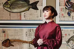 Fiona Koh, Artist, Fish, Newspaper 