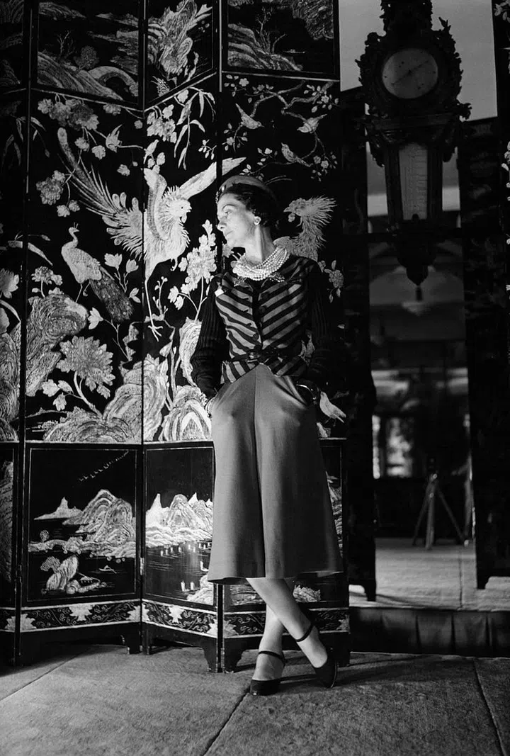 Coco Chanel (1883-1971), couturière française. Paris, août 1937. 