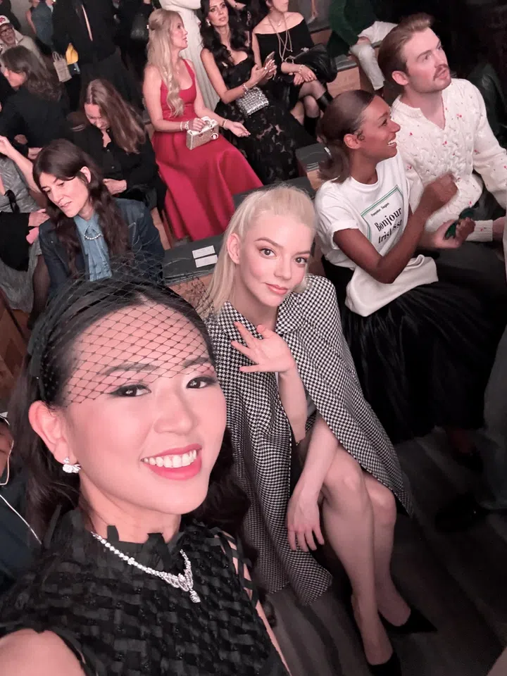 Sherry Ang,Anya Taylor Joy, Dior 