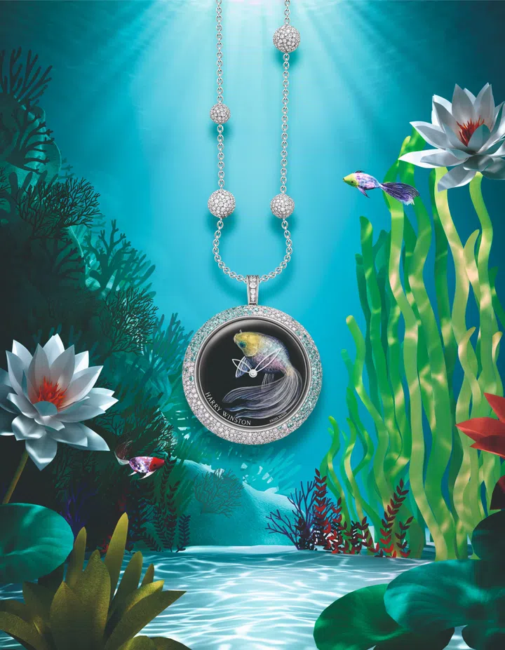 海瑞温斯顿Marvelous Creations高级珠宝系列Wild Treasures主题Mystic坠链