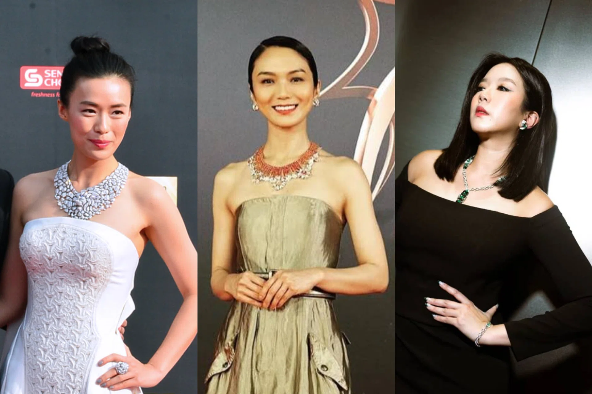 Star Awards, Jewellery, Rui En, Joanne Peh, Rebecca Lim