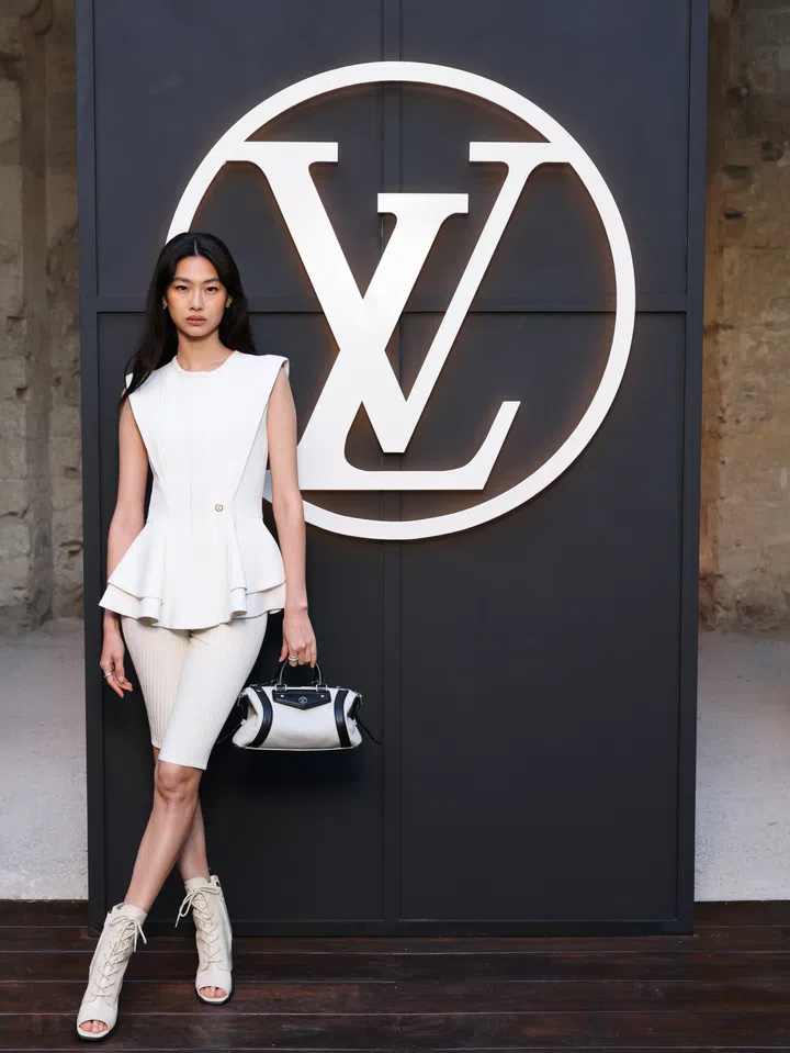 AVIGNON, FRANCE - MAY 22: Hoyeon attends the Louis Vuitton Cruise Fashion Show at Cité des Papes on May 22, 2025 in Avignon, France. (Photo by Arnold Jerocki/Getty Images for Louis Vuitton)