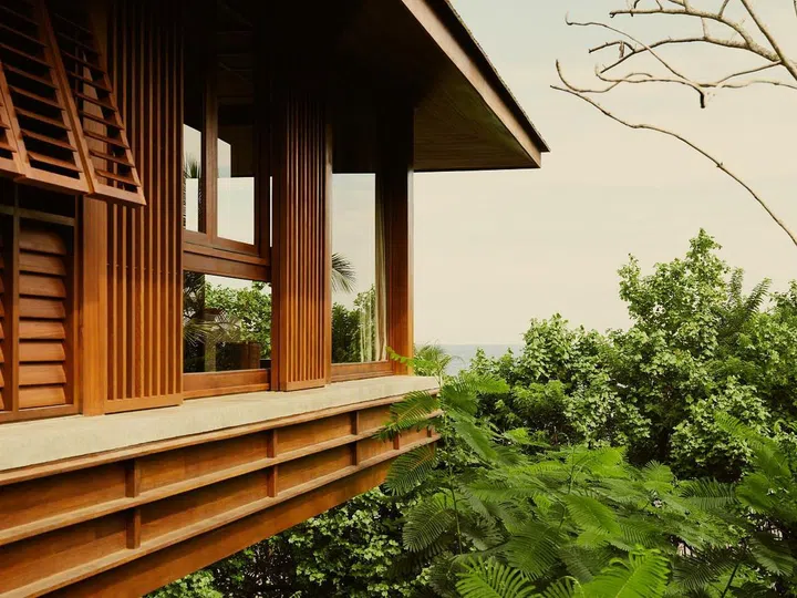 从客房内就能看见一望无际的海洋。