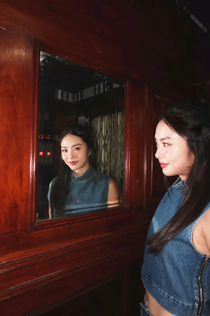 黄暄婷是帅气“牛仔女”！