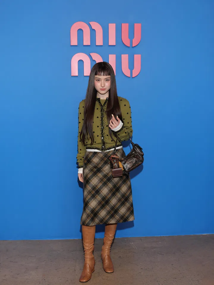 Prim（Chanikarn Tangkabodee）出席Miu Miu 2026春夏时装秀
