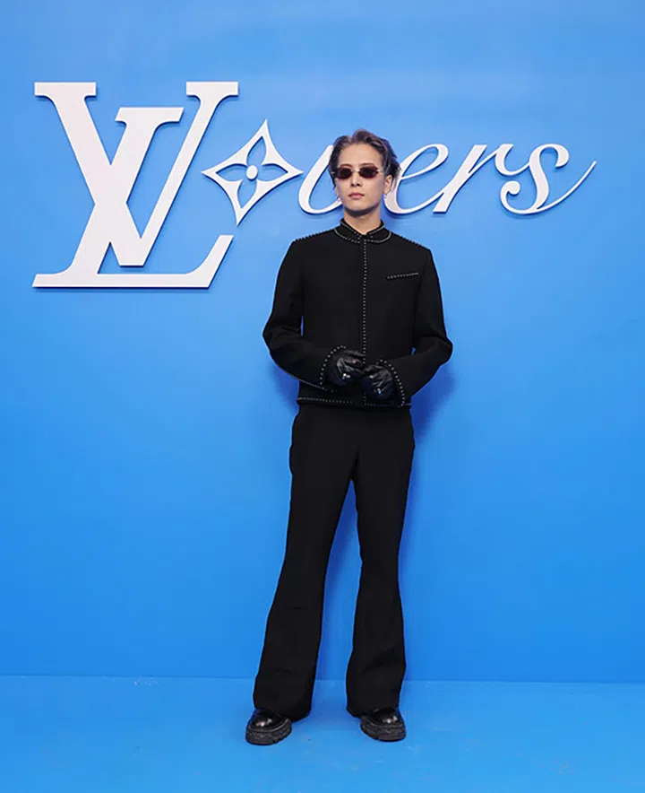 PARIS, FRANCE - JUNE 18: Jackson Wang attends the Louis Vuitton Menswear Spring/Summer 2025 show as part of Paris Fashion Week on June 18, 2024 in Paris, France. (Photo by Victor Boyko/Getty Images for Louis Vuitton)