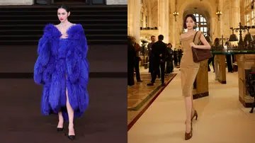 泰星Davika Hoorne及中国女星秦岚 2026春夏时装周 看秀造型