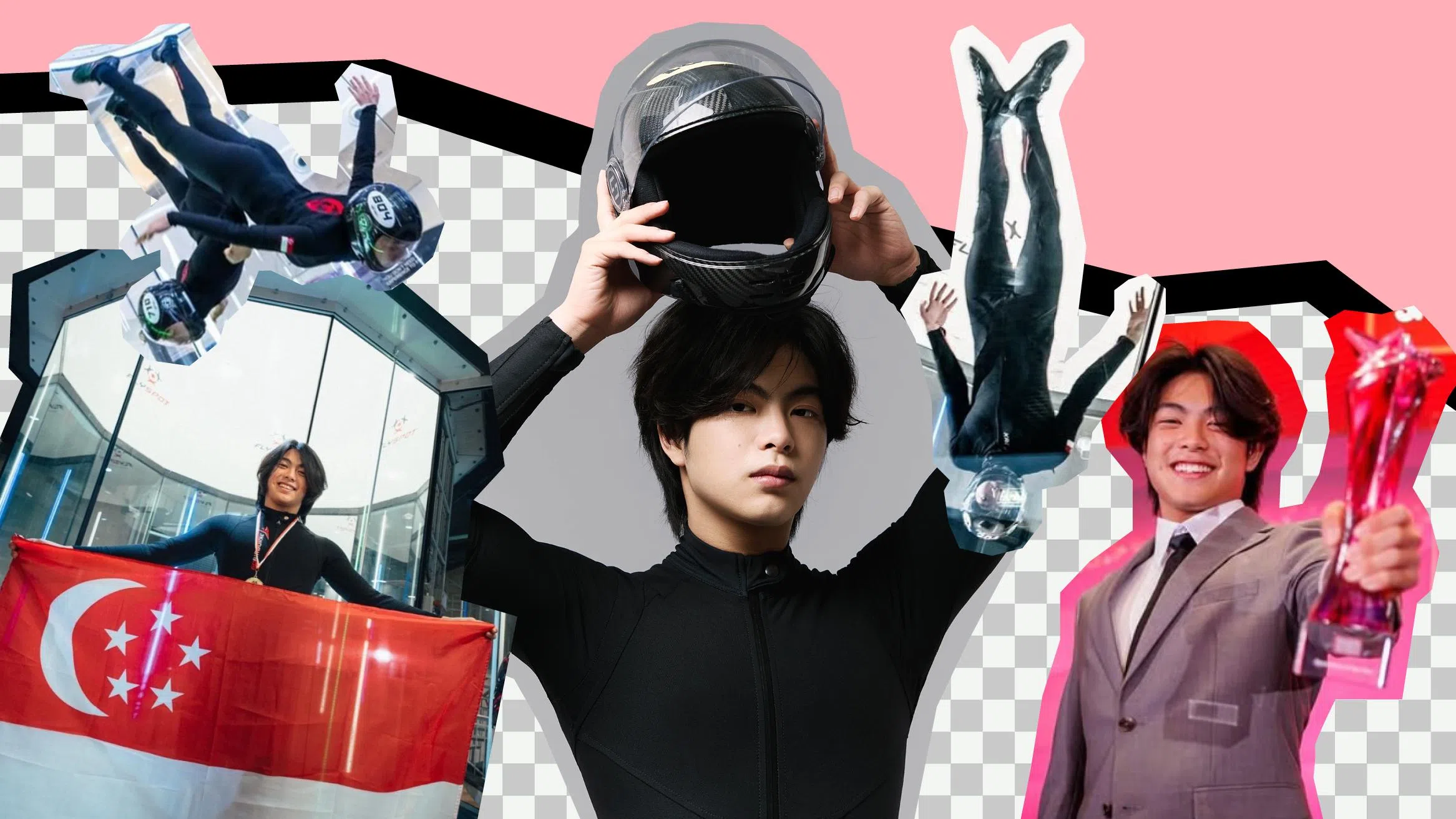 世界最年轻的室内跳伞冠军KAI MINEJIMA