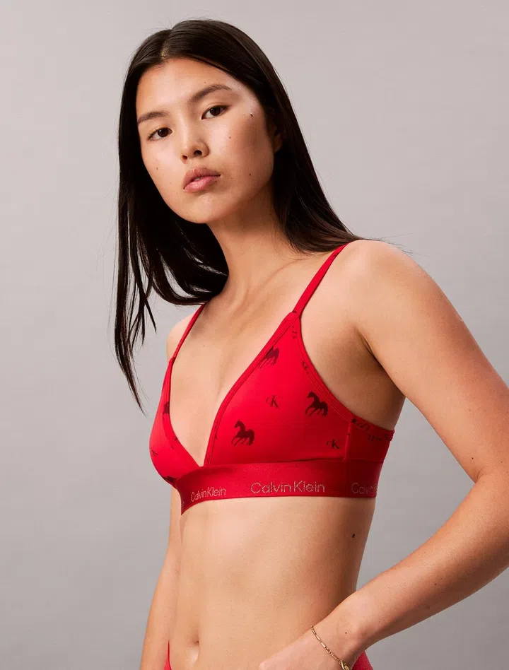 Calvin Klein Lunar New Year Lightly Lined Triangle Bra $85